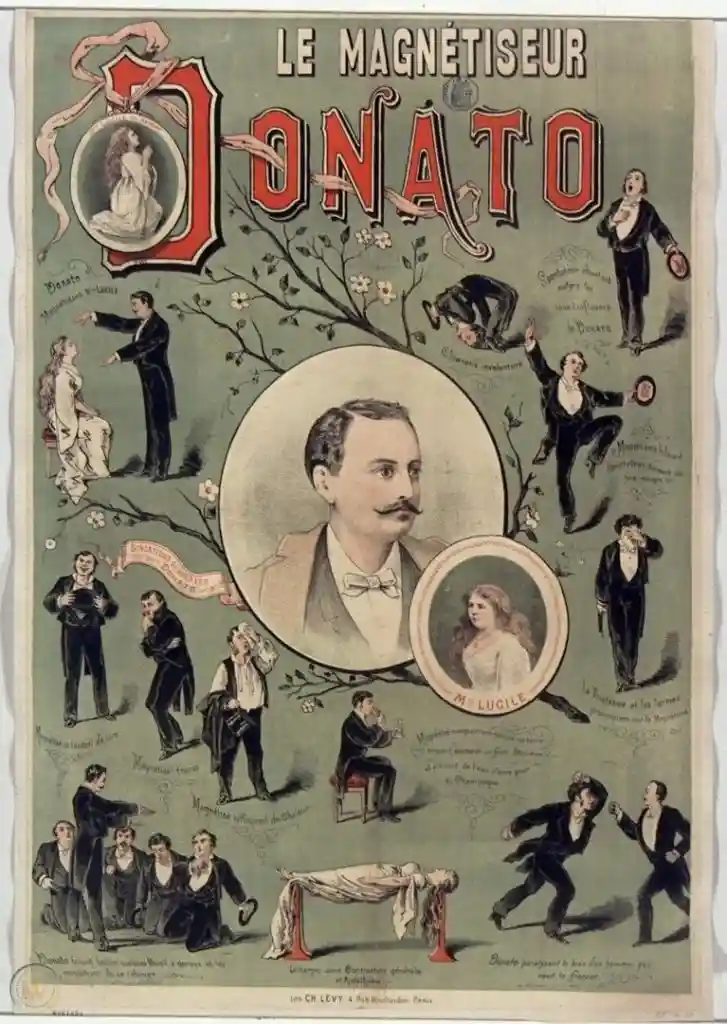 Donato (Alfred d'Hont), histoire de l'hypnose, spectacle, mesmerisme, magnetiseur, graines d'hypnose
