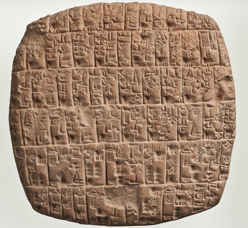 Tablette cuneiforme histoire de l'hypnose, sumériens, antiquité, prehistoire, mésopotamie, origines de la psychothérapie